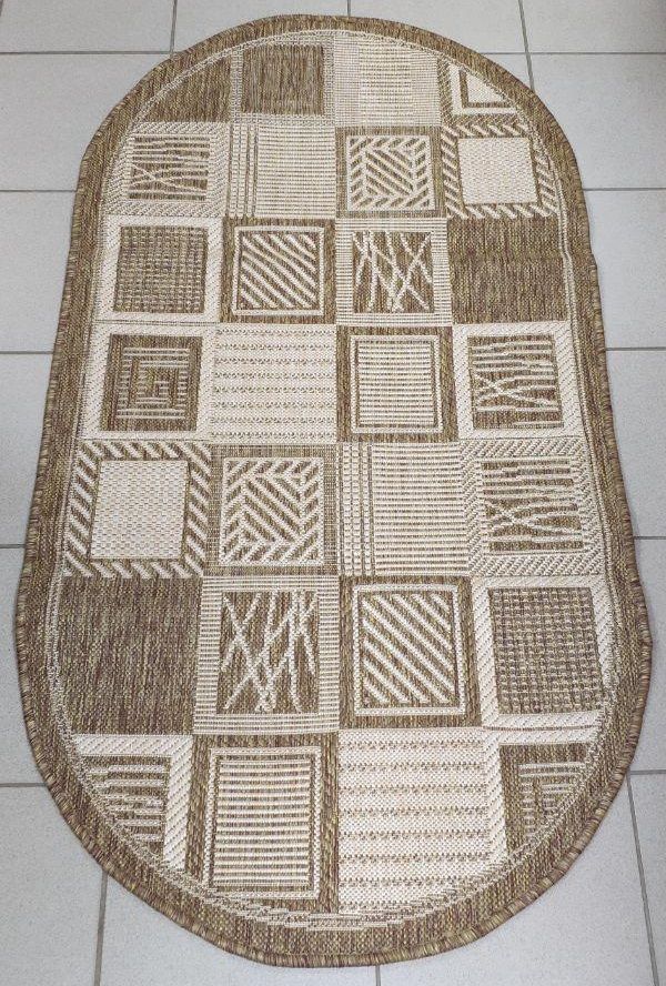 Ковер в форме овала или прямоугольника