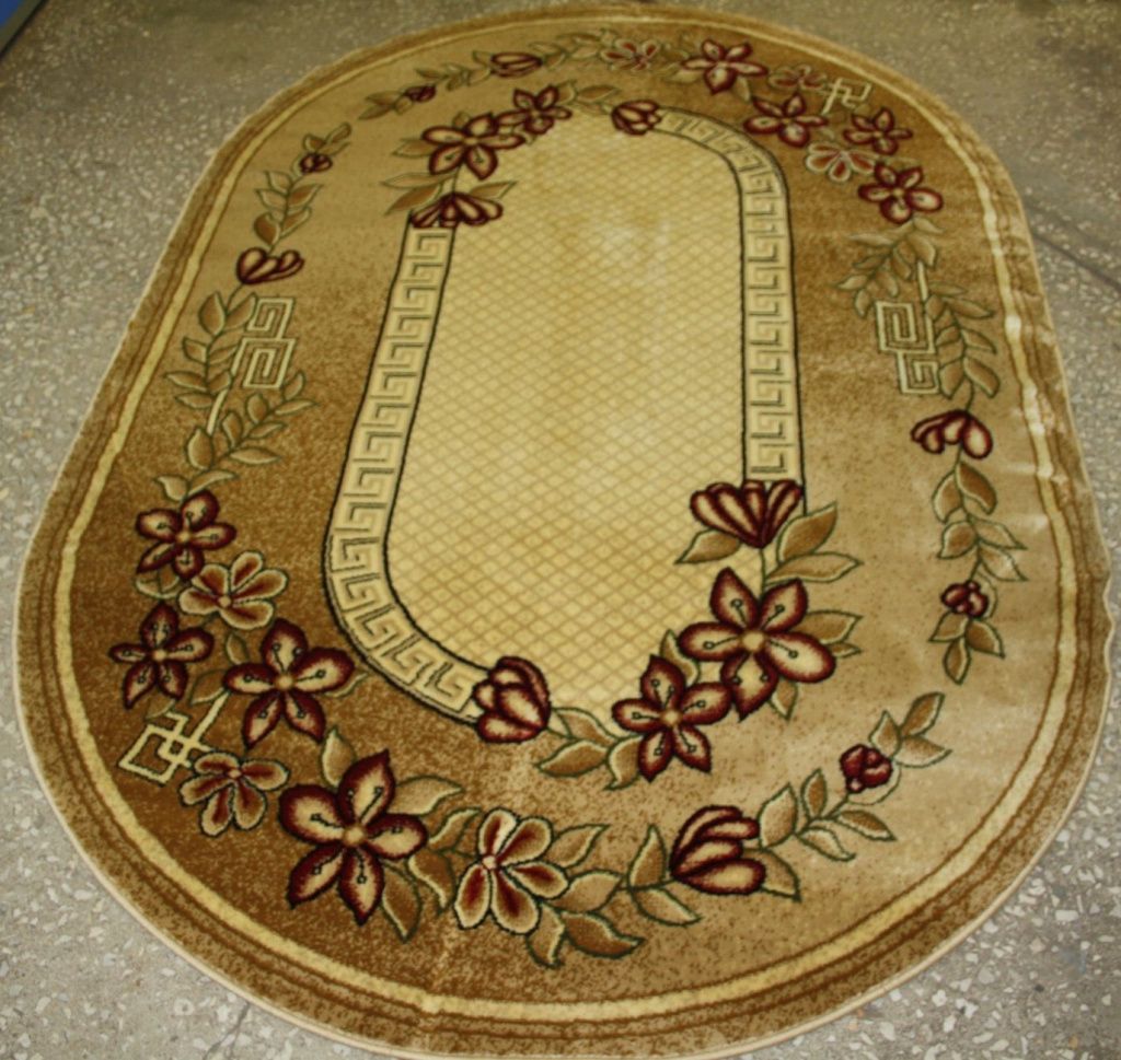 Ковер в форме овала или прямоугольника