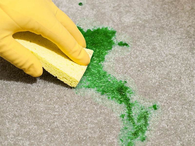 Чистка ковра без пылесоса