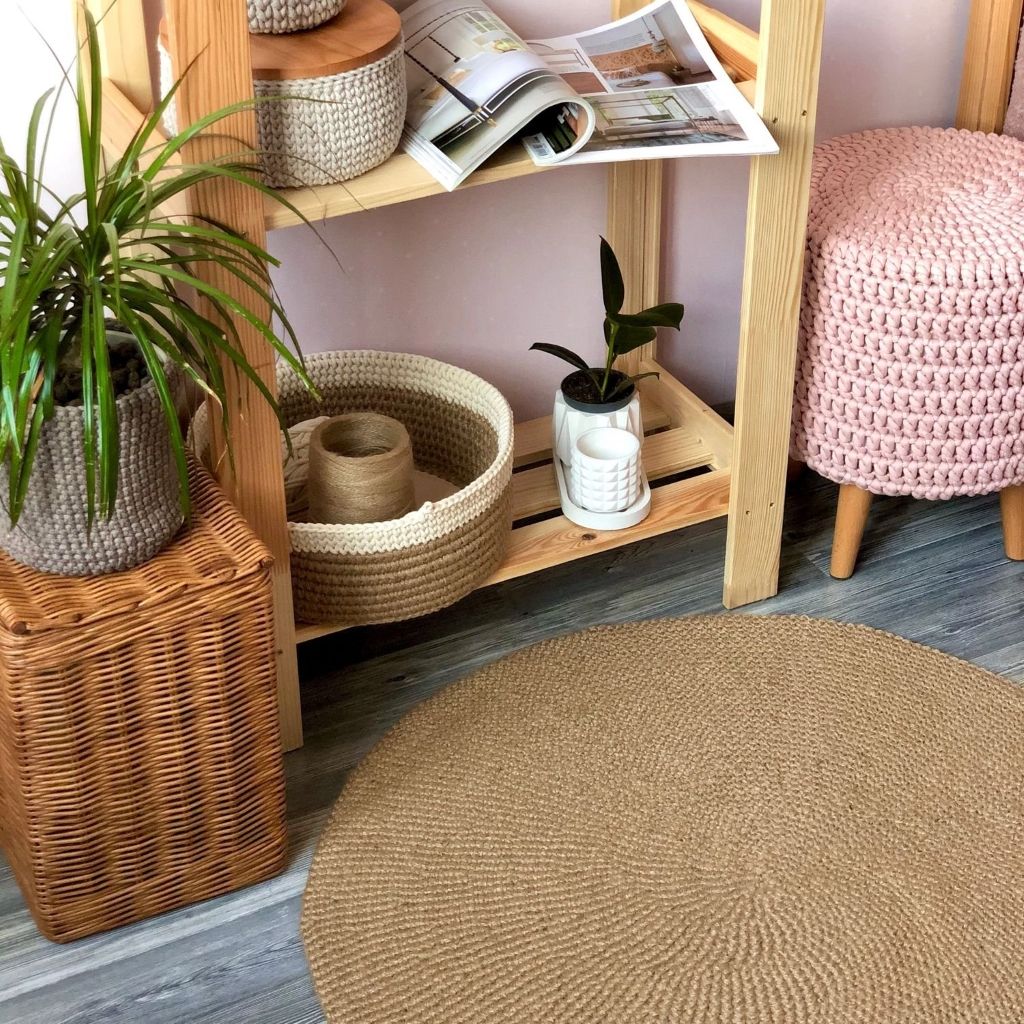 Джутовый ковер