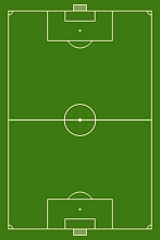 Ковер полушерстяной Футбольное поле