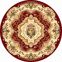 Ковер VALENCIA 2 D317 RED Круг