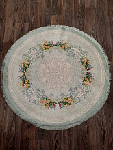 с цветами Decovilla 21005.102 ADA Голубой Круг