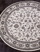 Ковер VALENCIA DELUXE-A D251 CREAM-BROWN Круг