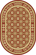 Полушерстяной ковер Милана 20113-04 овал