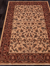 Ковер КАШКАЙ 43-28 102 V Кремовый \ Красный