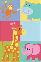 Ковер детский  ручной работы Ki You  BC-1365-01