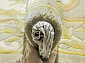 90 LINE WOOLEN HANDK-KNOTTED SHD-121 BEIGE Овал