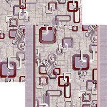 Ковровая Дорожка принт 8-ми цветная дорожка p1594b2r 85