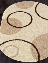 Ковер SHAGGY ULTRA s610 CREAM Овал