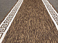 Ковровая дорожка циновка VEGAS S002 BROWN-CREAM