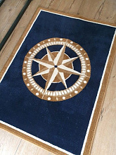 Морской РОЗА ВЕТРОВ темно-синий