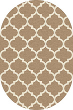 MEGA CARVING WK d422 D.BEIGE-CREAM Овал