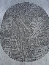 Ковер KAIR S132 DARK GRAY Овал