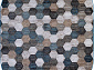 MATRIX D579 BEIGE-BLUE Овал