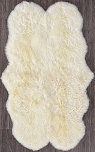 Ковер Овчина Sheepskin Sheepskin 95x190 белый