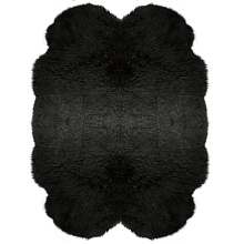 Овчина Новозеландская 4-х шкурная черная