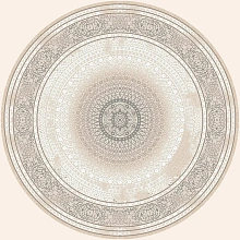 Ковер Palma 4890A D.Grey-D.Grey Круг