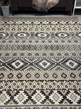 Ковер PRAGA 06050A BROWN / TOZ GRI