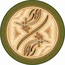 Ковер VALENCIA d008 GREEN Круг