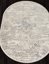 Ковер MIKONOS F584AH CREAM / D.BLUE Овал