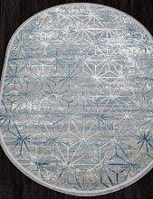 Ковер AJMAL LP 320 GREY / BLUE Овал