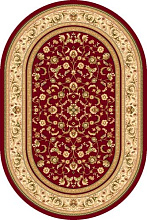 Ковер OLYMPOS D392 RED Овал