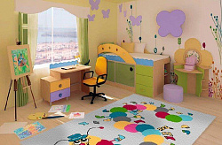 Ковер детский FUNKY TOP IWO graphite