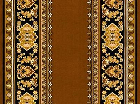 Ковровая дорожка Кремлевская 971 коричневая