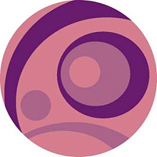 Ковер VISION DELUXE V151 PINK Круг