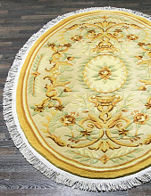 90 LINE WOOLEN HANDK-KNOTTED EG-36 YELLOW Овал