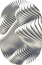 Ковер Альфа 88105-55 ОВАЛ 