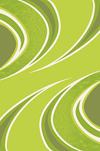 Ковер  Super Vision 2254  green  ОВАЛ 