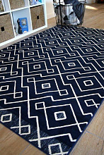 Ковер PTT Sorona SCANDINAVIAN 6014 navy blue