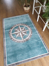 Морской РОЗА ВЕТРОВ  лазурный