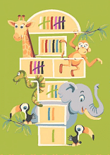 Ковер детский FUNKY TOM  lime