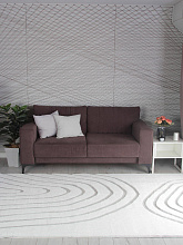 Ковер из искусственного меха RABBIT CARVING PX4002 CREAM / GREY