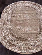 Ковер MARDAN 1280A VIZON SHRINK / BROWN Овал