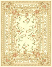 Рельефный ковер из вискозы VENEZIA 5095 192874 ivory