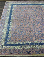 Индия шерсть шелк 14x14 863 PINK/IVORY