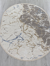 Ковер MOSSO 27231A GRY / NAVY Овал