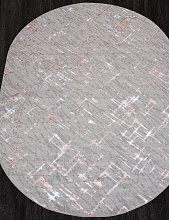 Ковер LIMAN F164 GRAY-PINK Овал