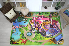 Детский развивающий 3D ковер  Замок Принцессы 86006