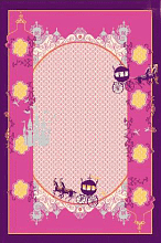 Ковер детский FUNKY-A ANA pink 