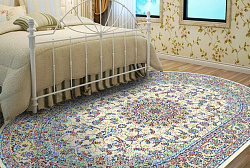 Ковер HUNNU Wool+Viscose 6C1101 001 ОВАЛ