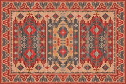 Ковер шерстяной Floare COZMIN 588-63632