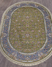 Ковер ARAVIA 6814 GREEN Овал