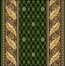 Ковровая дорожка полушерстяная KONSUL зеленый 