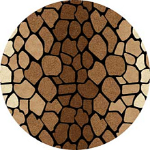 Ковер VISION DELUXE d046 BROWN Круг