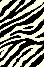 Ковер SUNRISE 2 D130 L.CREAM-BLACK